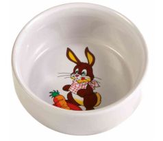 Trixie Keramická miska pre králika s obrázkom 250 ml, 11 cm
