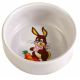 Trixie Keramická miska pre králika s obrázkom 250 ml, 11 cm