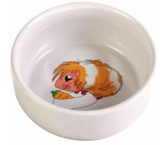 Trixie Keramická miska pre morča s obrázkom 250 ml, 11 cm