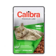 Calibra Cat kapsička Premium Sterilised Salmon 100 g