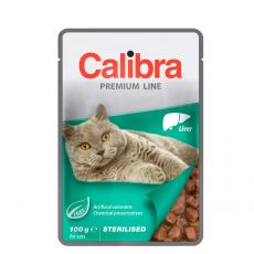 Calibra Cat kapsička Premium Sterilised Liver 100 g