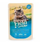 Sams Field True Meat Fillets With White Fish & Green Peas 85 g