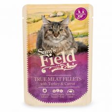 Sams Field True Meat Fillets with Turkey & Carrot 85 g