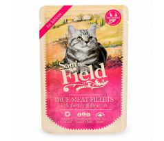 Sams Field True Meat Fillets with Turkey & Broccoli for Kittens 85 g