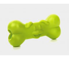 JK TPR kosť pes zelená, 8 cm