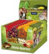 JR Farm Grainless snack pre hlodavce Šťastné kvarteto 60 g