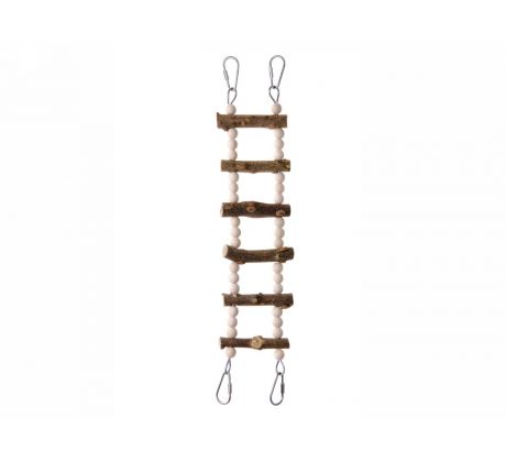 JK Natural rebrík, drevená hračka pre vtáky 33 cm