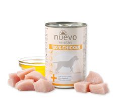 NUEVO dog Sensitive 100% Chicken 400 g konzerva