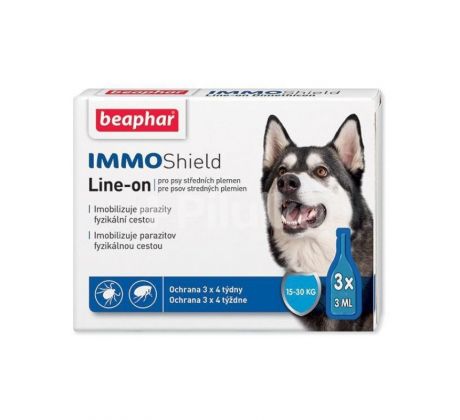 BEAPHAR IMMO SHIELD LINE-ON M 3X3ML SPOT ON DOG