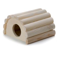 JK Drevené iglu škrečok 16×14×9 cm