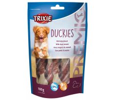 TRIXIE Premio DUCKIES kosti s vápnikom potiahnuté kačacím mäsom 100g