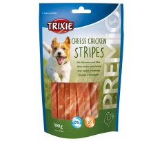 Trixie Premio CHICKEN CHEESE STRIPES - kuracie pásky so syrom 100g