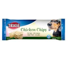 Trixie Snack Chips, lupienky pre psov s kuracím, ø 4 cm, 100g