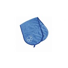 Trixie Vysúšací šál s vreckami 93x28cm - modrý