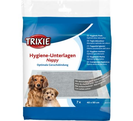 Trixie Hygienické podložky s aktívnym uhlím, 40 x 60 cm, 7ks