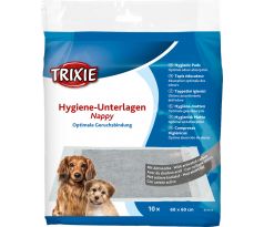 Trixie Hygienické podložky s aktívnym uhlím, 60 x 60 cm, 10ks