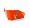 JK Toaleta rohová pre králiky a morčatá 25×25×34 cm, oranžová