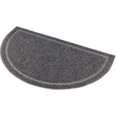 Trixie Polkruhová PVC predložka sivá k WC 59 x 35cm