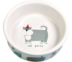 Trixie Keramická miska 200 ml/11 cm, cat party