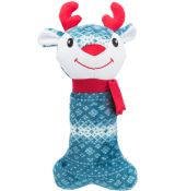 Trixie Vianočná plyšová kosť medveď/sob, 31cm