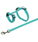 Trixie Nylonový postroj s vodítkom pre králiky, rýchlouzávery 25-44 cm / 10 mm 1,25 m