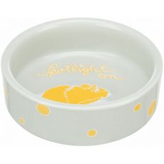 Trixie Keramická miska SPOTLIGHT pre škrečky, 90 ml/ ø 8 cm grey/orange