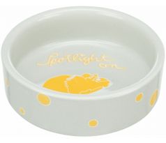 Trixie Keramická miska SPOTLIGHT pre škrečky, 90 ml/ ø 8 cm grey/orange