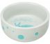 Trixie Keramická miska SPOTLIGHT pre králika, 250 ml/ø 11 cm grey/blue