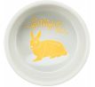 Trixie Keramická miska SPOTLIGHT pre králika, 250 ml/ø 11 cm grey/orange