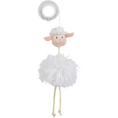 Trixie Plyšová ovečka na gumičke 20 cm
