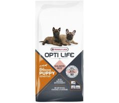 Versele Laga OptiLife Puppy Sensitive losos ryža 12,5kg