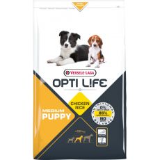 Versele Laga OptiLife Puppy Medium kura ryža 2,5kg