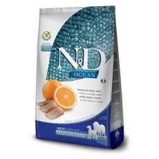 Farmina N&D dog OCEAN GF adult medium & maxi, herring & orange 12 kg