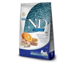 Farmina N&D dog OCEAN AG adult mini, codfish, spelt, oats & orange 2,5 kg