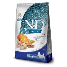 Farmina N&D dog OCEAN AG adult mini, codfish, spelt, oats & orange 0,8 kg