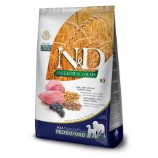 Farmina N&D dog AG adult medium & maxi, lamb, spelt, oats & blueberry 2,5 kg