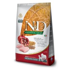 Farmina N&D dog AG adult medium & maxi, chicken, spelt, oats & pomegranate 2,5 kg