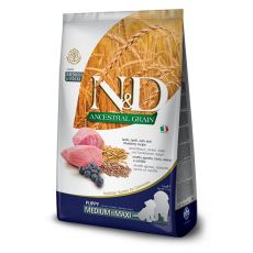 Farmina N&D dog AG puppy medium & maxi, lamb, spelt, oats & blueberry 12 kg