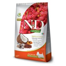 Farmina N&D dog QUINOA (GF) adult mini, skin & coat, herring & coconut 2,5 kg