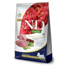 Farmina N&D dog QUINOA (GF) adult mini, weight managment, lamb 2,5 kg