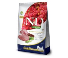 Farmina N&D dog QUINOA (GF) adult mini, weight managment, lamb 2,5 kg