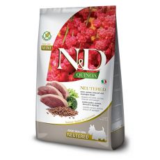 Farmina N&D dog QUINOA (GF) adult mini, neutered, duck, broccoli & asparagus 7 kg