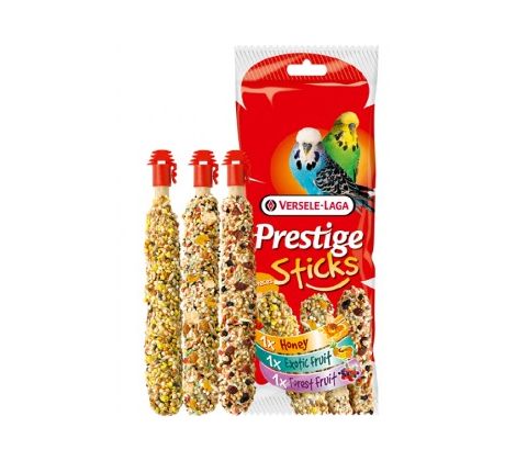 Pamlsok VL Prestige Sticks Budgies Triple Variety Pack 3 ks - tyčinky s rôznymi príchuťami 90 g