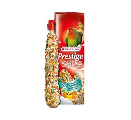 Pamlsok VL Prestige Sticks Big Parakeets Exotic Fruit 2 ks- tyčinky pre stredné papagáje s ovocím 140 g