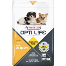 Versele Laga OptiLife Puppy Mini kura a ryža 2,5kg