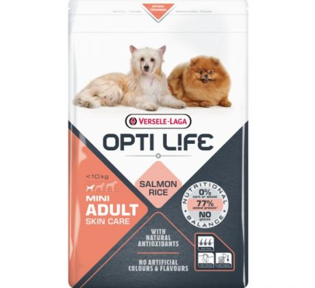 VL Opti Life dog Adult Skin Care Mini 7,5 kg