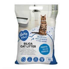 Podstielka DUVO+ pre mačky Premium silikátová 16 L