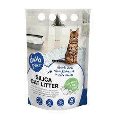 Podstielka DUVO+ pre mačky Premium silikátová jablko 5 L