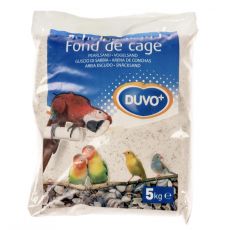 Piesok DUVO+ pre vtáky,biely z drvených mušlí s anízom 5 kg