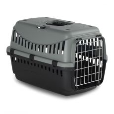 Prepravka Duvo+ Box ECO S 46x31x32cm, plastová, kovové dvierka, šedá